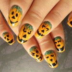 Halloween Nails Pumpkin