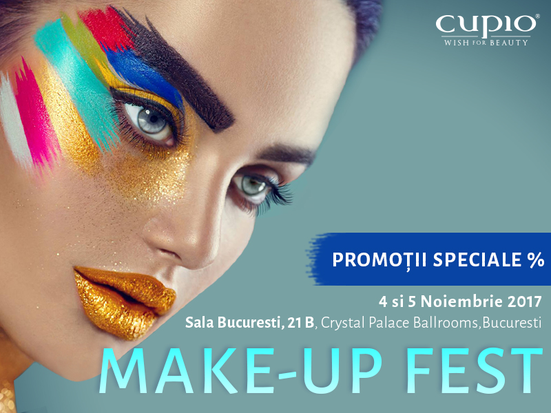 Cupio la târgul Make-up Fest din București