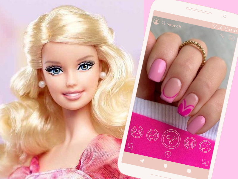Modele de unghii Barbie pentru o manichiură versatilă și stilată. FOTO