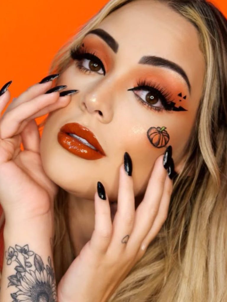 machiaj halloween simplu