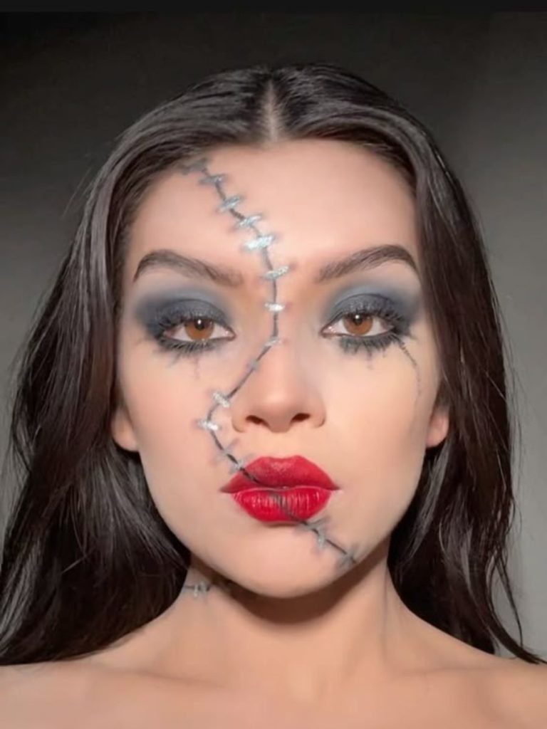 machiaj zombie halloween