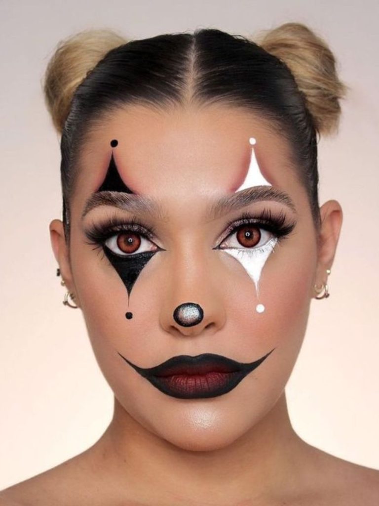 machiaj simplu clown