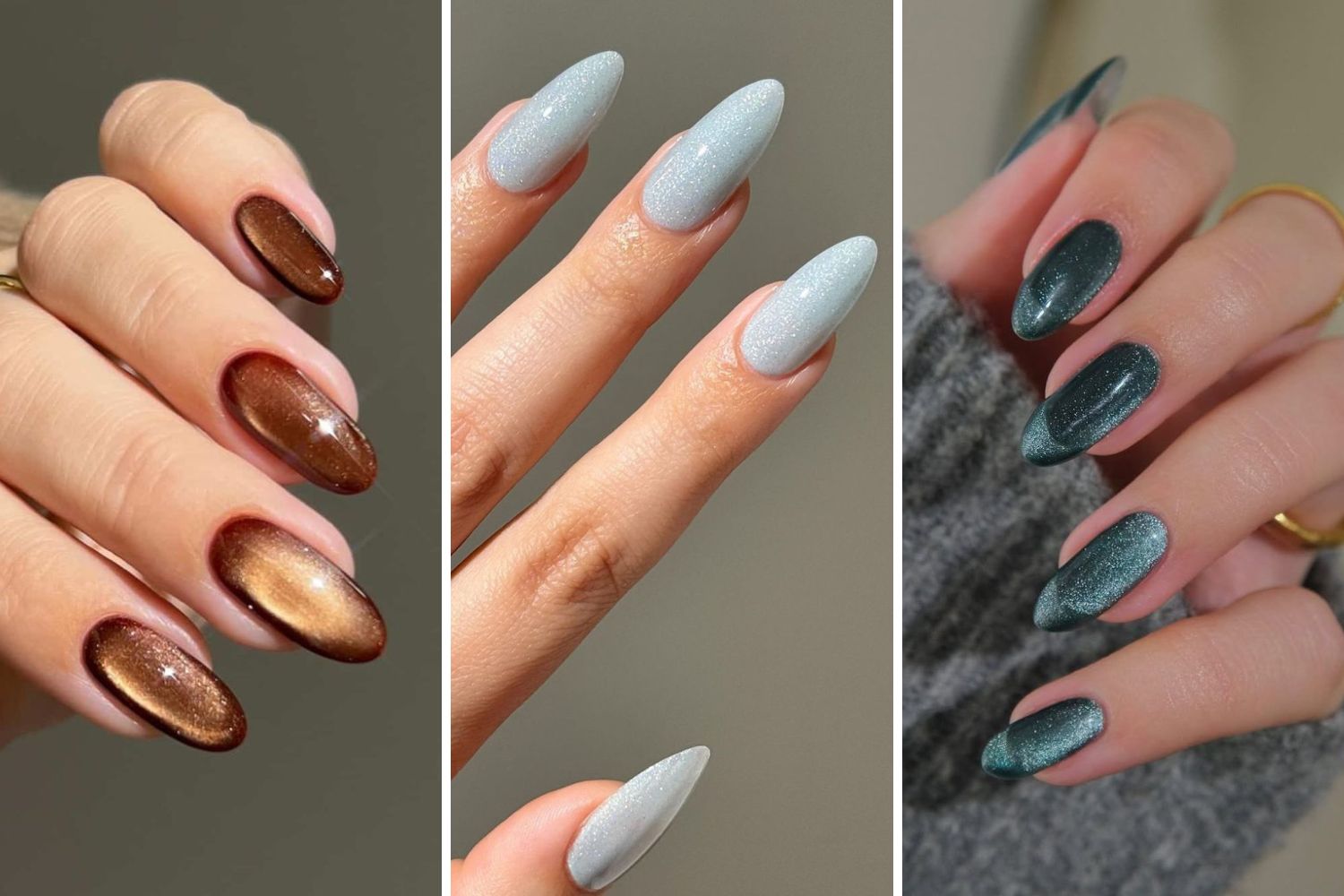 Modele unghii de iarnă: idei creative cu gel, baby boomer, sclipici și motive de Crăciun simple