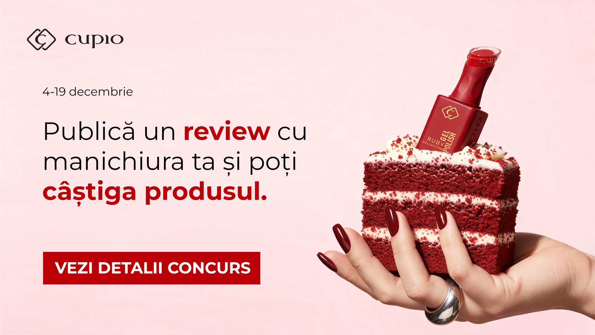 Manichiura ta poate fi câștigătoare: înscrie-te în concursul de review-uri Cupio
