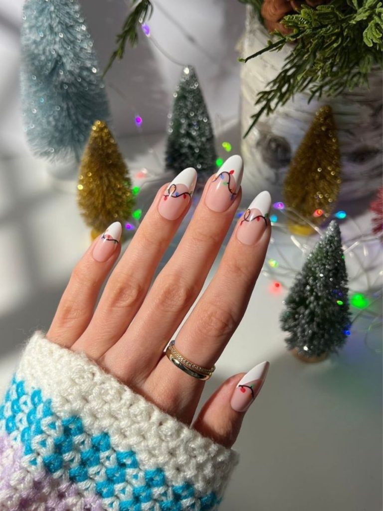 unghii de craciun alber