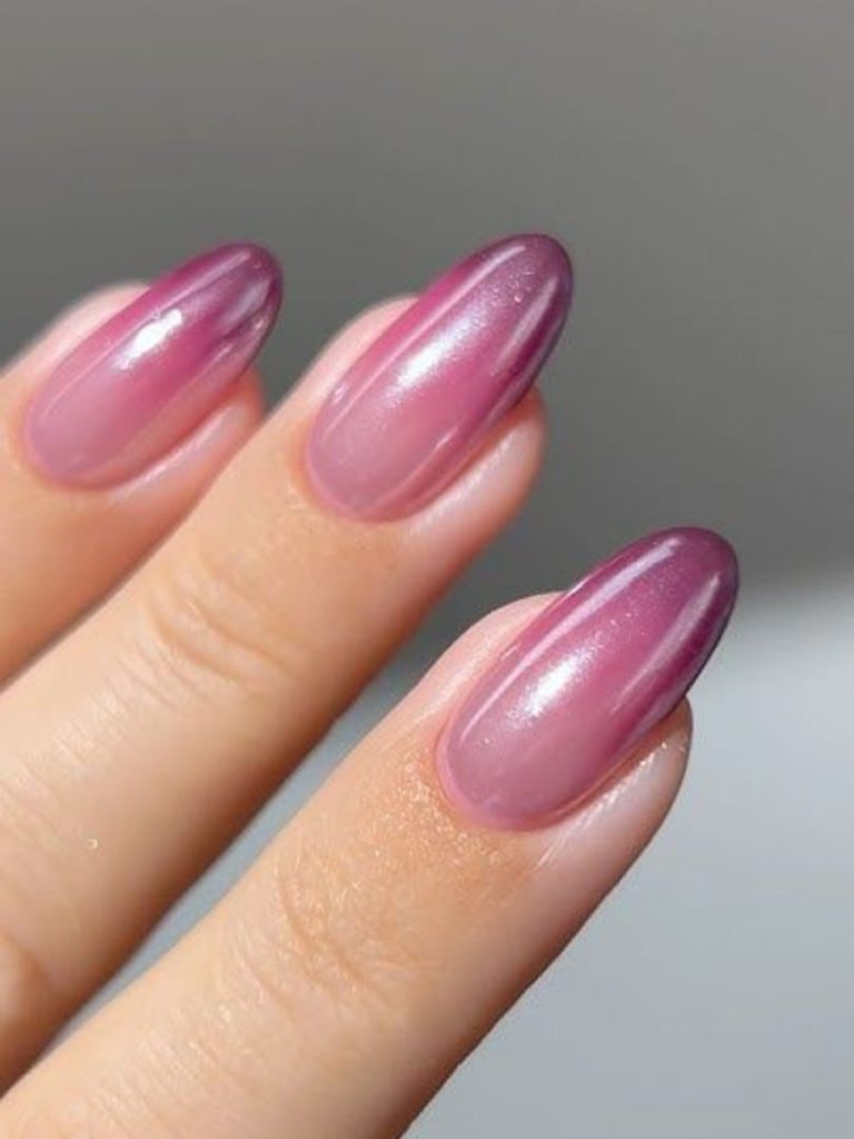 unghii de craciun pruna