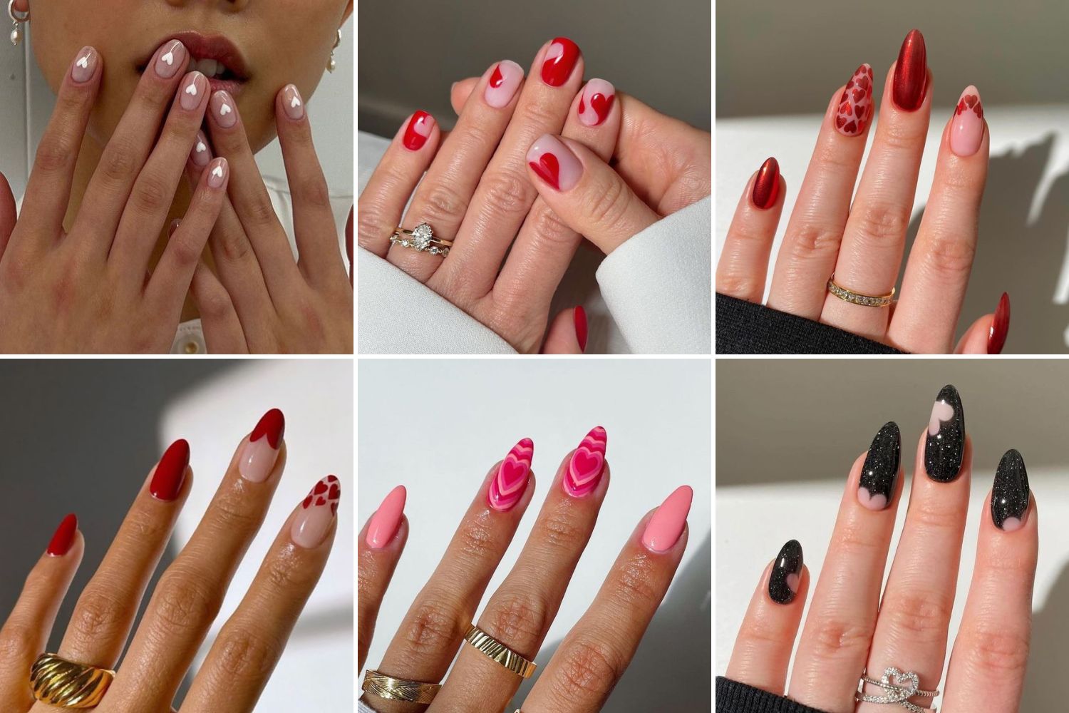 Modele de unghii pentru Valentine’s Day: 63 idei romantice, glam și minimaliste